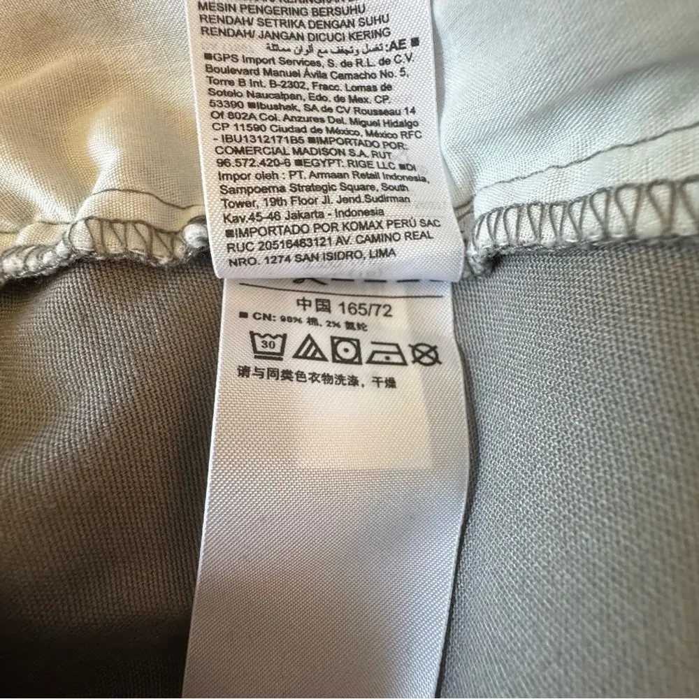 Old Navy Youth Straight Leg Pants XXL 18 Relaxed Fit Gray Turtle Dove NWT